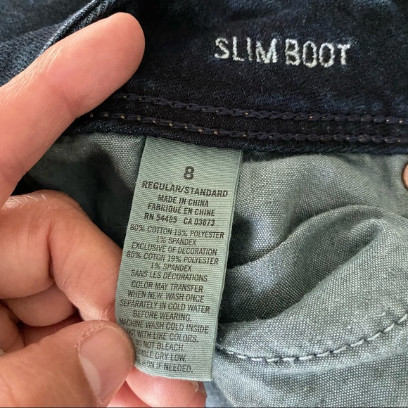 American Eagle Boot Cut Jeans Super Stretch Mid Rise Woman’s Jeans size 8 - Picture 6 of 12